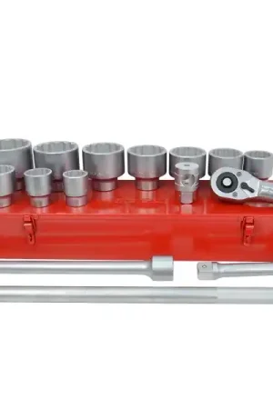 Coffret cliquet 1" 72 dents 15 pièces Prix Bas