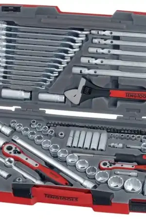Soldes Mallette cliquet 1/4", 3/8" et 1/2" 45 dents 106 pièces