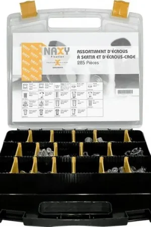 Achat Immédiat Coffret agrafes écrous à sertir et écrous cage